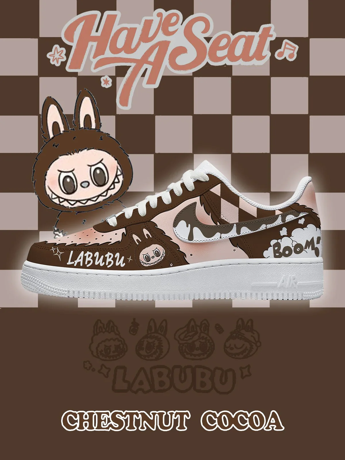 Chestnut Cocoa Design Shoes F1