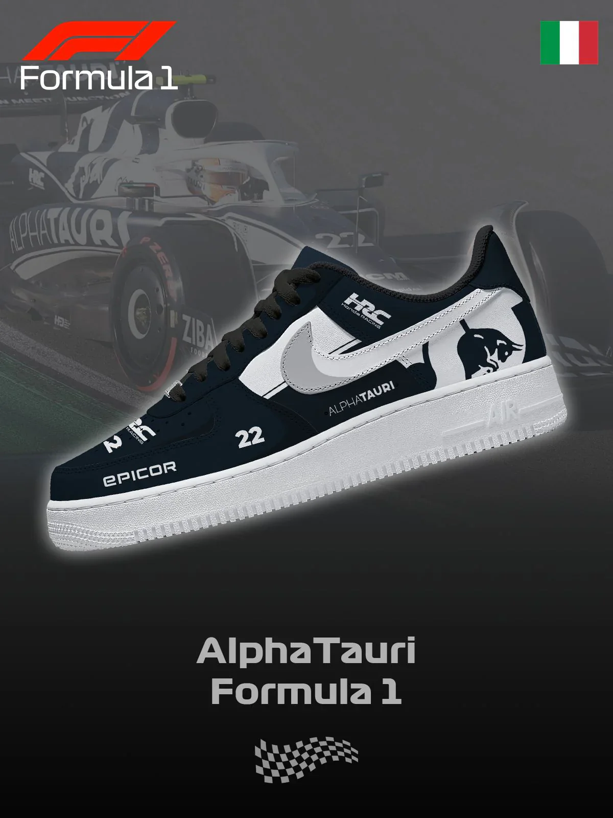 Custom AT F.1 Design Shoes F1
