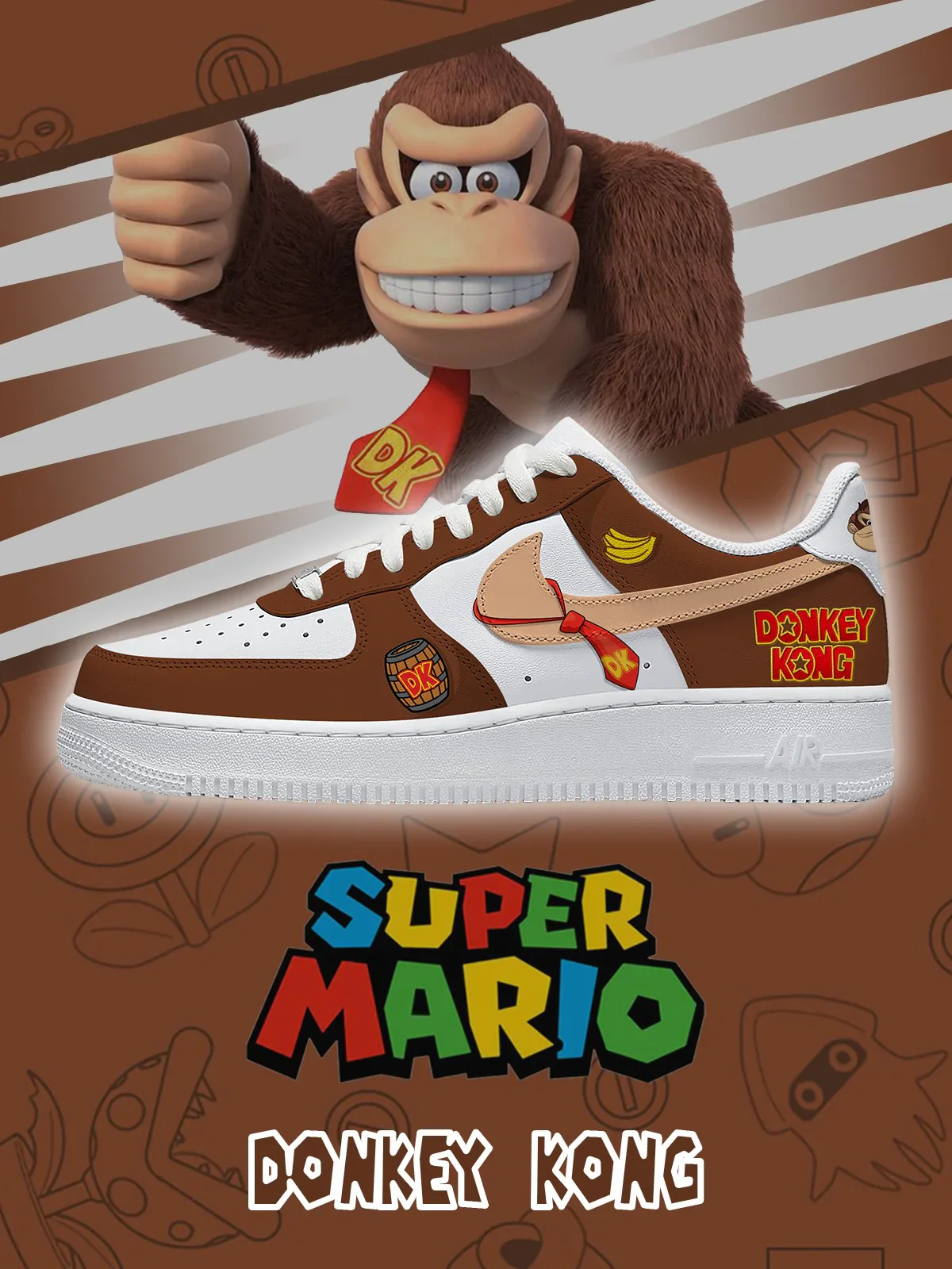 Donkey Kong limited edition Design Shoes F1