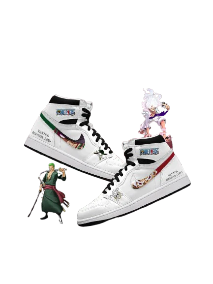 Luffy & Zoro (Adult and kids size available) Limited Edition Design Shoes J1