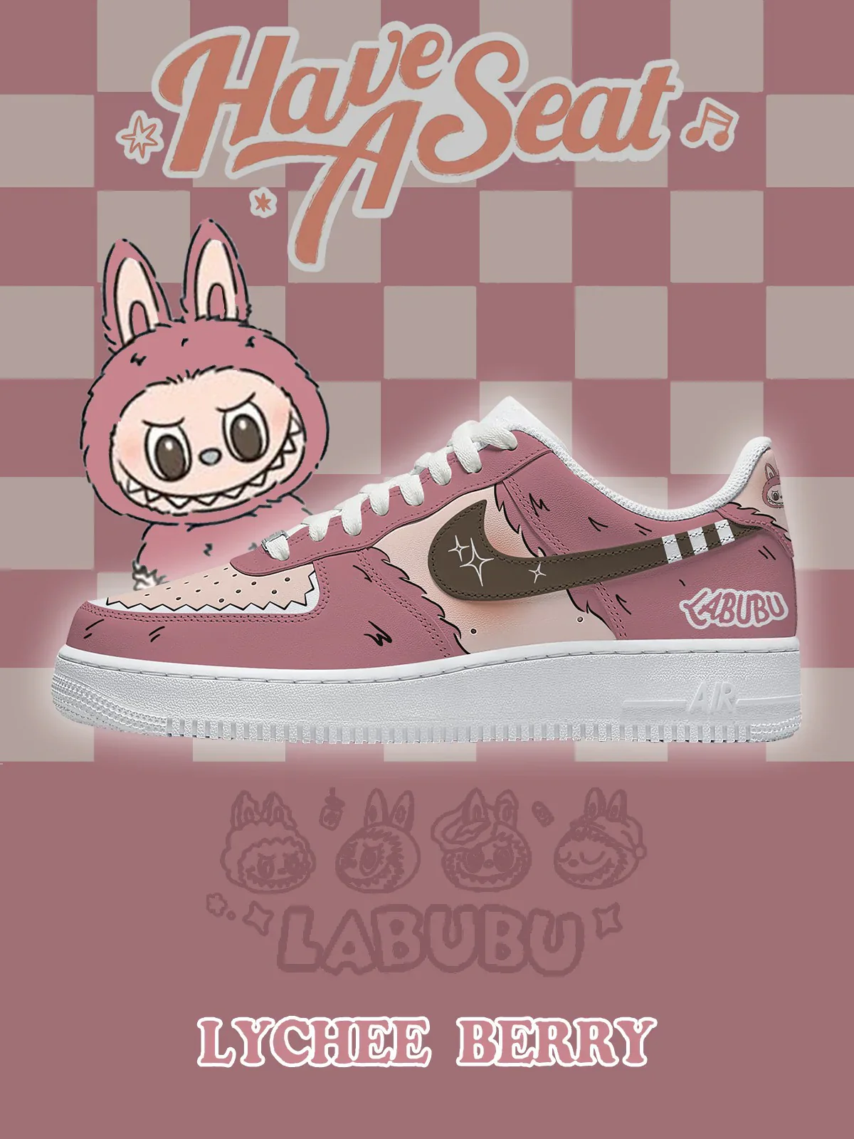 Lychee Berry Design Shoes F1