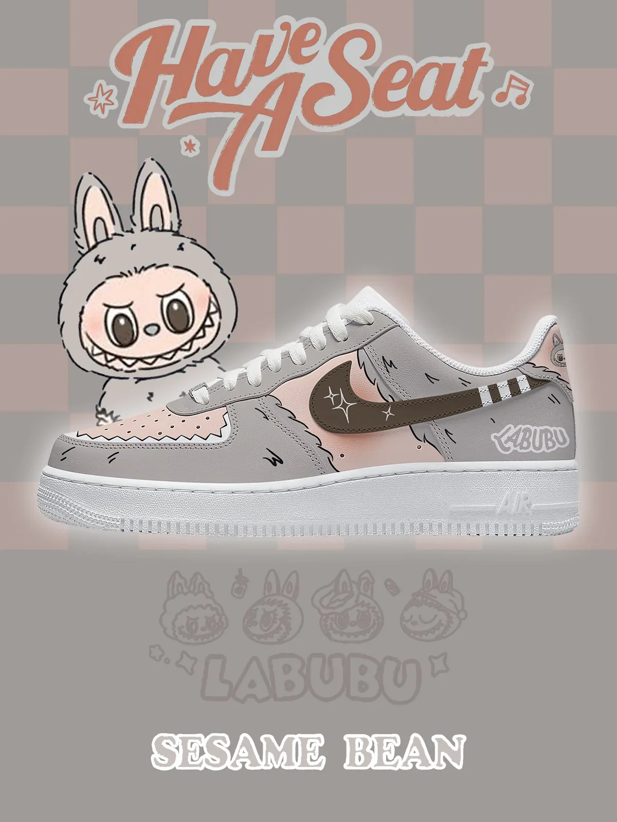 Sesame Bean Design Shoes F1