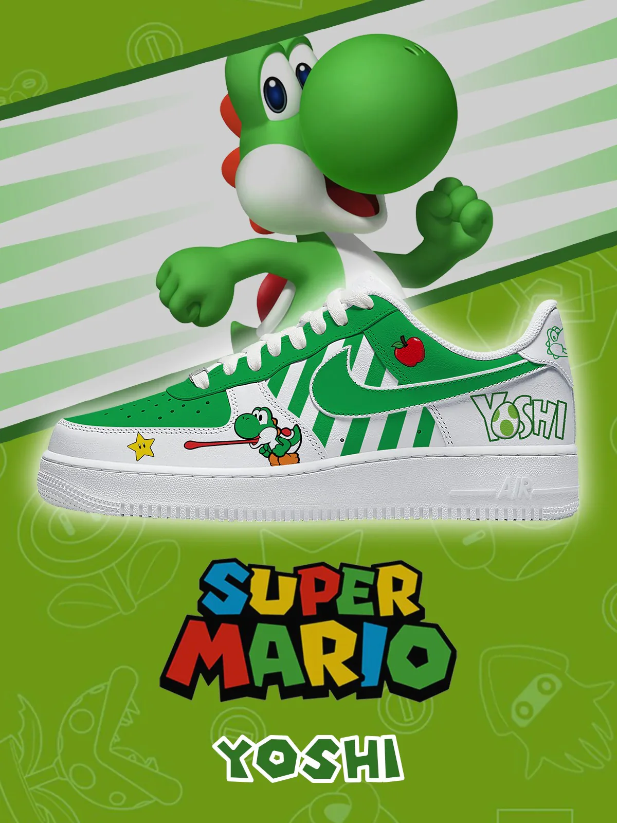 Yoshi limited edition Design Shoes F1
